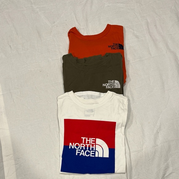 The North Face Other - The North Face Mens Tees - Bold Orange, Olive Green, and White